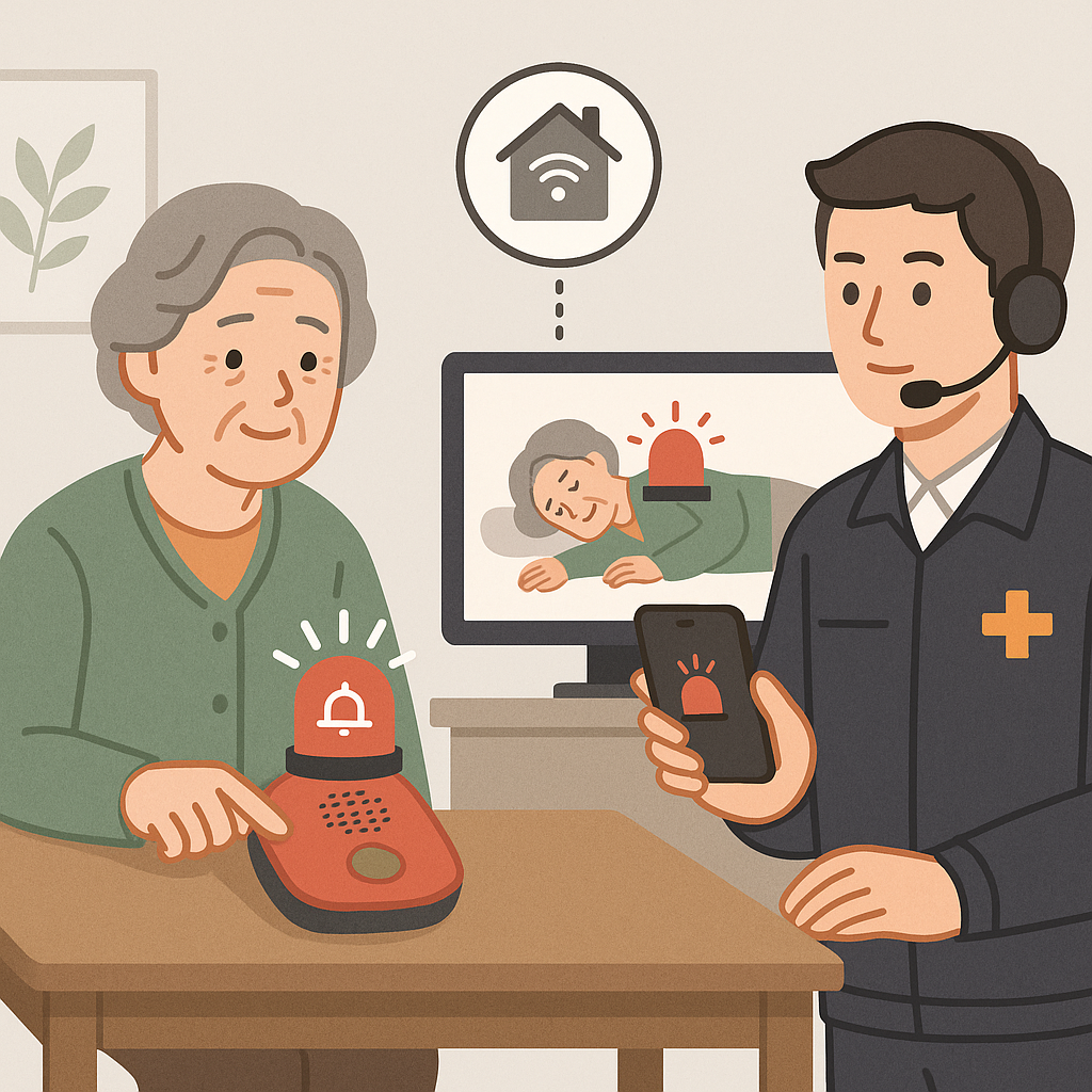 독거노인·장애인 응급안전안심서비스 관련 이미지 1