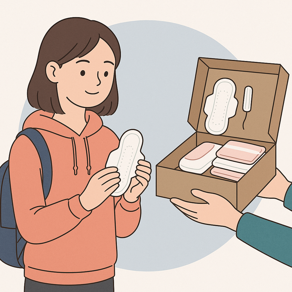 여성청소년 생리용품 지원 관련 이미지 1