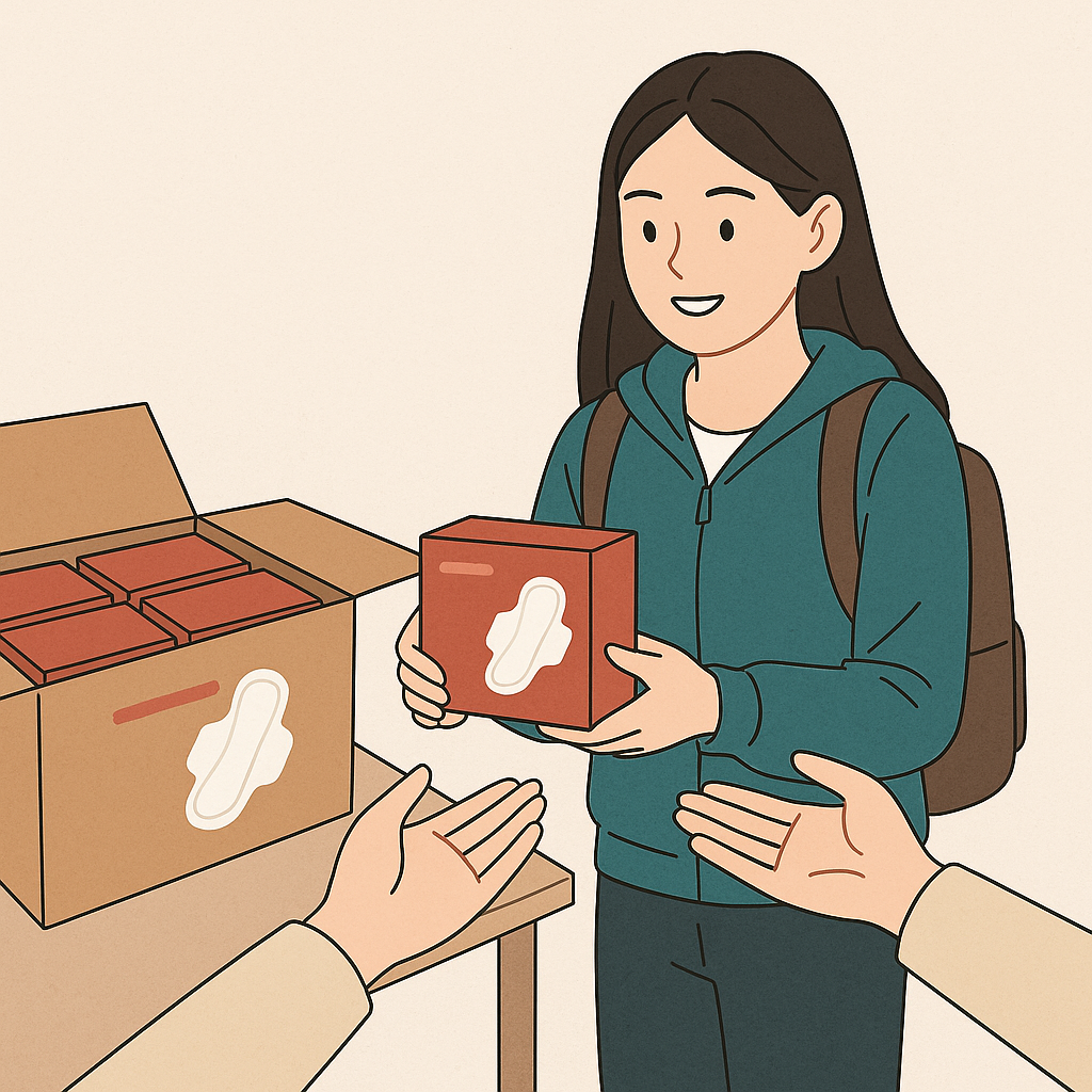 여성청소년 생리용품 지원 관련 이미지 2