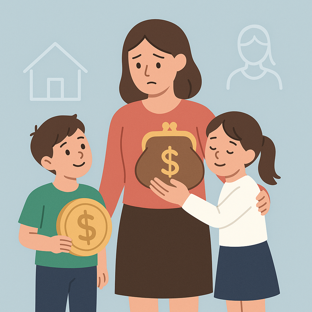 저소득 한부모가족 아동양육비 관련 이미지 1