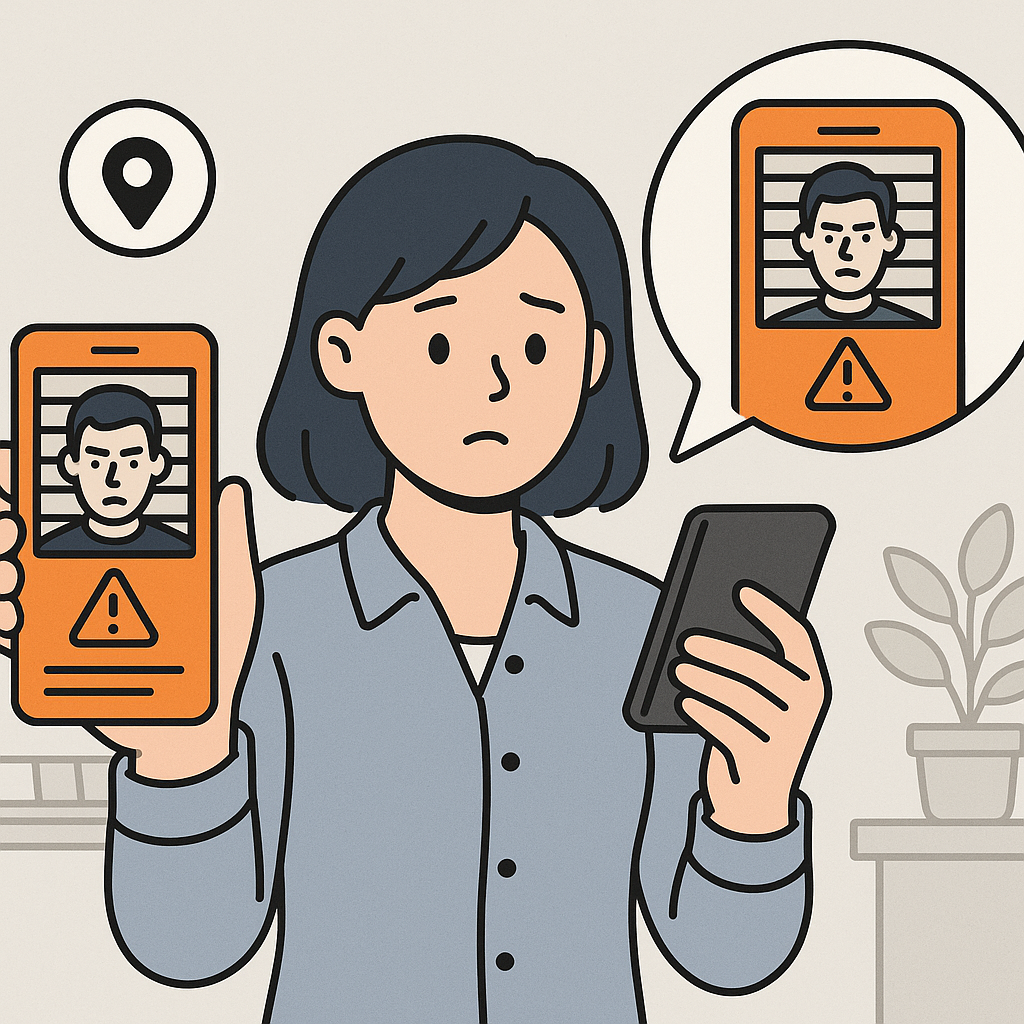 성범죄자 신상정보 모바일고지 관련 이미지 1